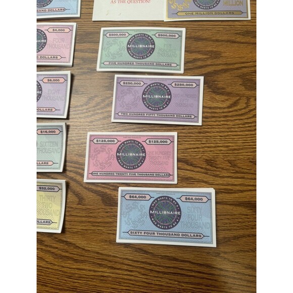 “WHO WANTS TO BE A MILLIONAIRE” 2000 Pressman FunFAMILY BOARD GAME 100% - Picture 12 of 14